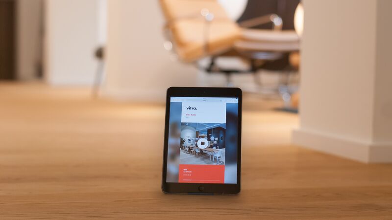 Web-Application for the instore music of Vitra